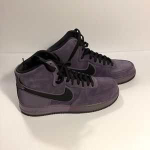 Nike Air Force 1 HT “Harlem”, purple suede, size 10, NIB